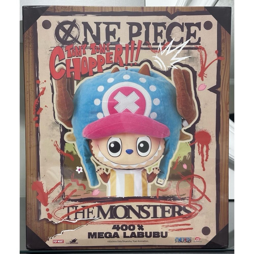 POP MART‎ THE MONSTERS MEGA LABUBU 400% TONY TONY CHOPPER
